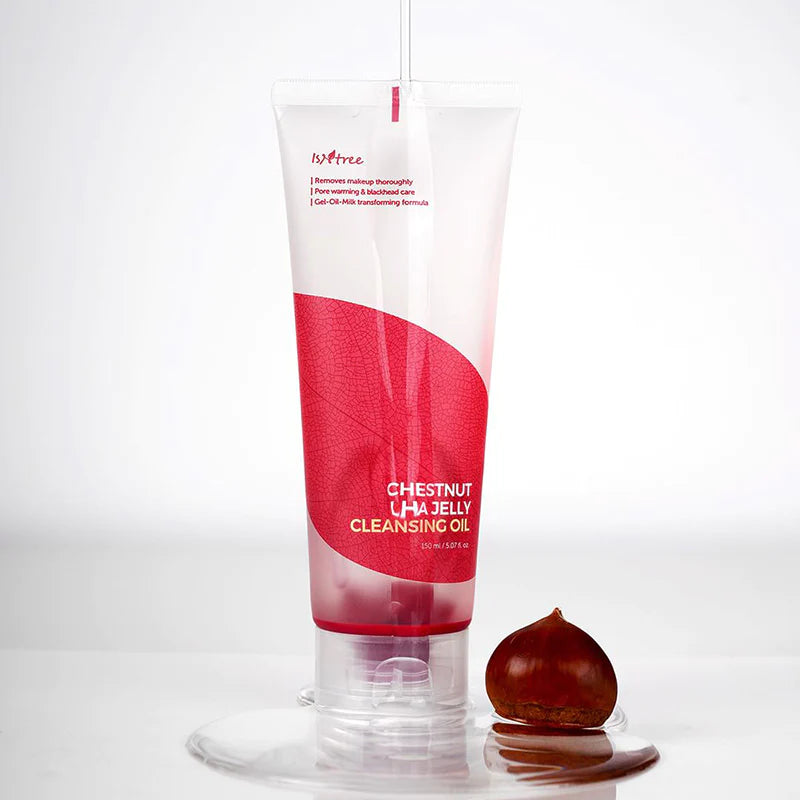 Korean Cosmetics | Isntree Chestnut LHA Jelly Cleansing Oil