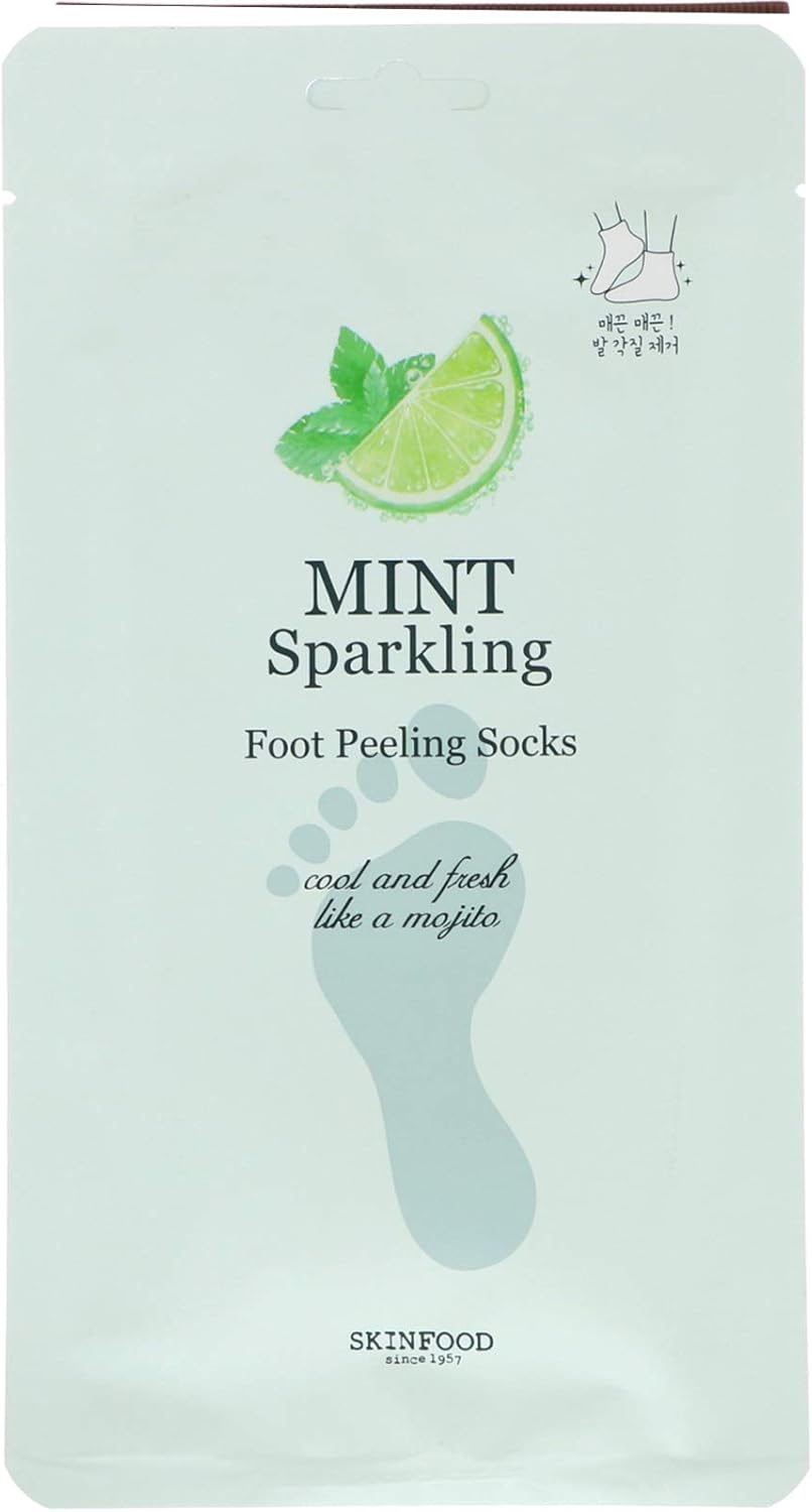 Mint Spa Foot Peeling Socks - Korean Cosmetics