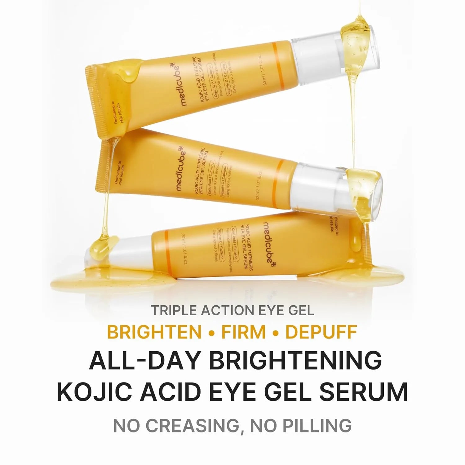 Kojic Acid Turmeric Vita Eye Gel Serum - Korean Cosmetics