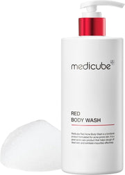 Red Acne Body Wash - AHA - BHA - PHA - Niacinamide