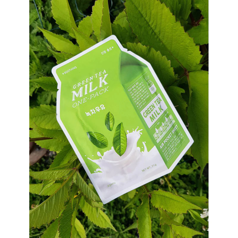 Milk One Pack #Greentea Milk - Korean Cosmetics