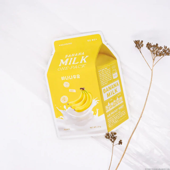 Milk One Pack #Banana Milk - Korean Cosmetics