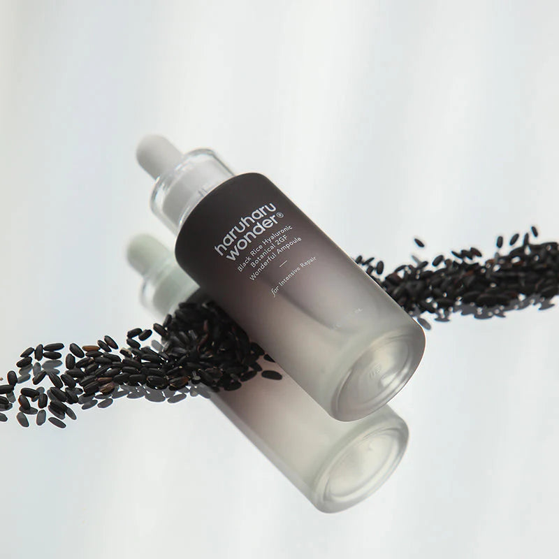 Black Rice Hyaluronic Botanical 2GF Wonderful Ampoule - Korean Cosmetics