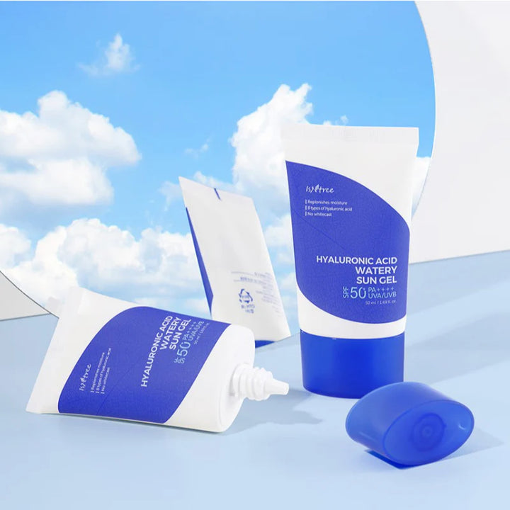 Hyaluronic Acid Watery Sun Gel SPF50 PA - Korean Cosmetics