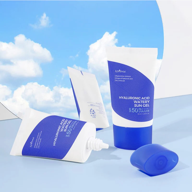 Hyaluronic Acid Watery Sun Gel SPF50 PA - Korean Cosmetics