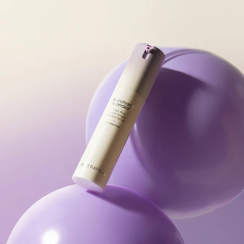 Black Rice Night Knight Retinol Serum - Korean Cosmetics