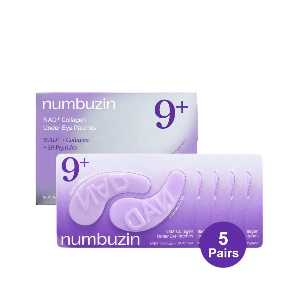 No.9 NAD+ Collagen Under Eye Patches - Korean Cosmetics