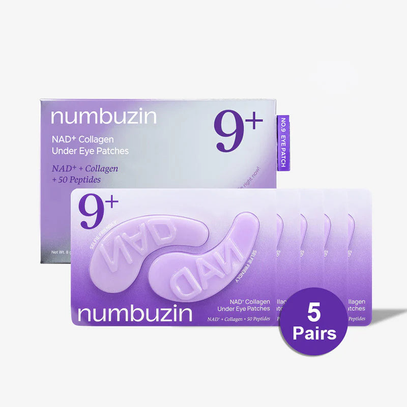 No.9 NAD+ Collagen Under Eye Patches - Korean Cosmetics