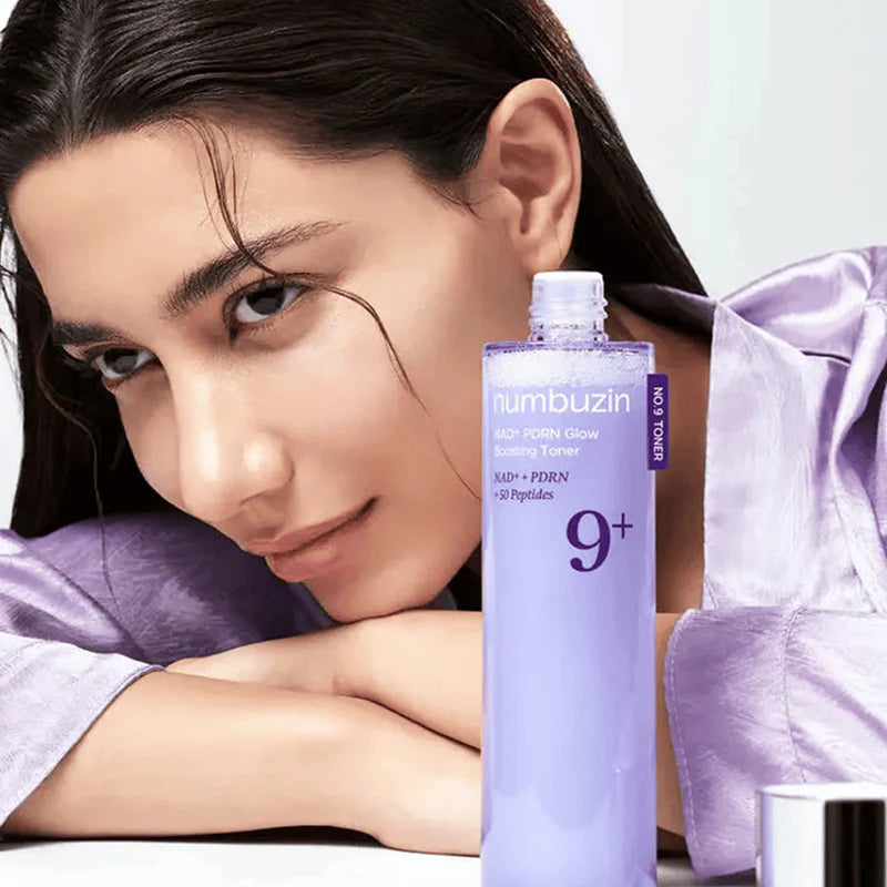 No.9 NAD+ PDRN Glow Boosting Toner - Korean Cosmetics