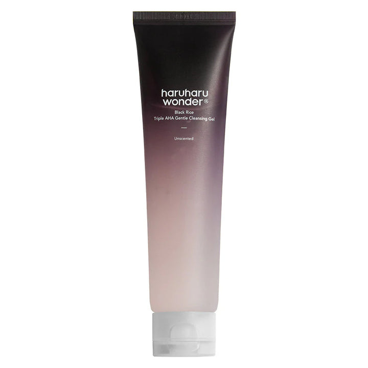 Black Rice Triple AHA Gentle Cleansing Gel - Korean Cosmetics