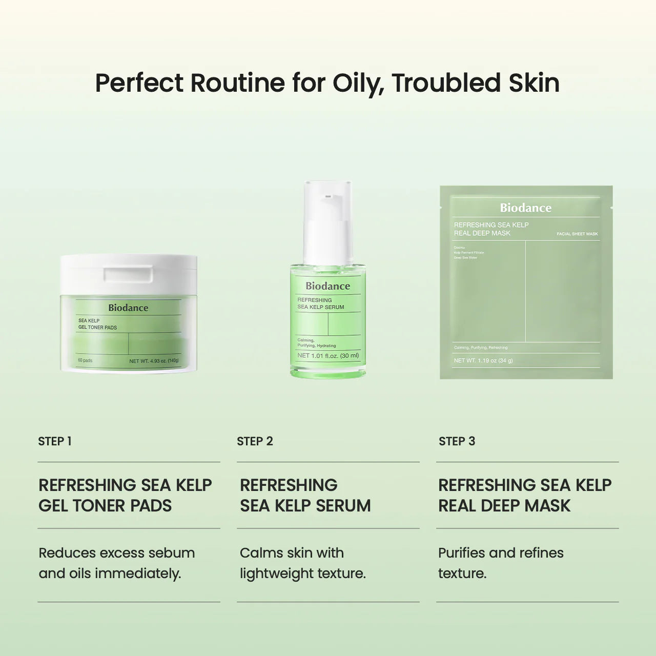 Refreshing Sea Kelp Serum - Korean Cosmetics