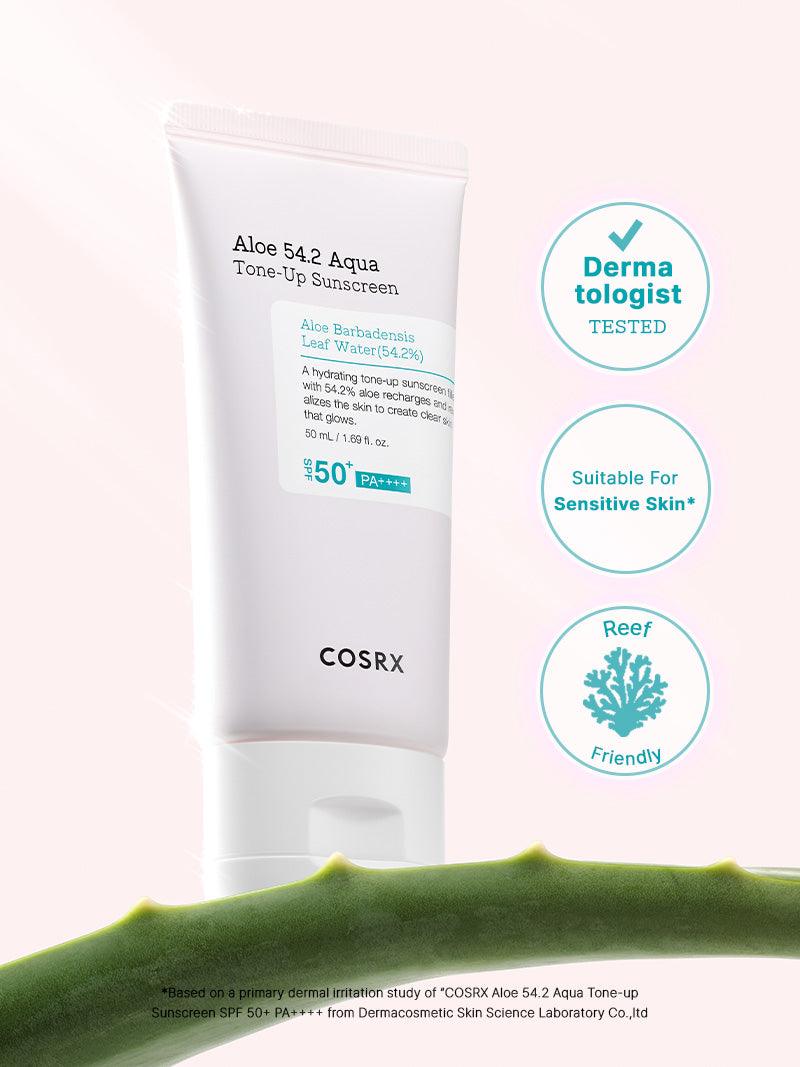 COSRX Aloe 54.2 Aqua Tone-Up Sunscreen SPF50