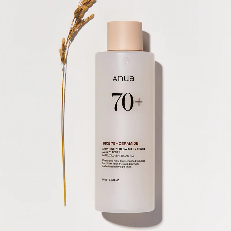 Rice 70 Glow Milky Toner - Korean Cosmetics