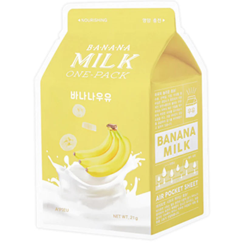 Milk One Pack #Banana Milk - Korean Cosmetics