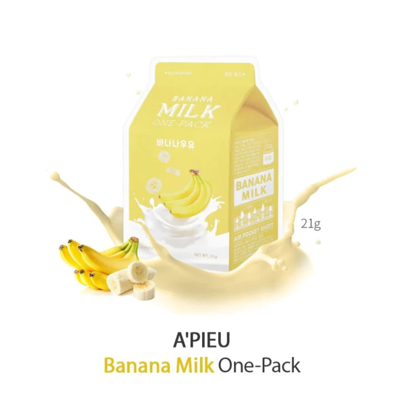 Milk One Pack #Banana Milk - Korean Cosmetics