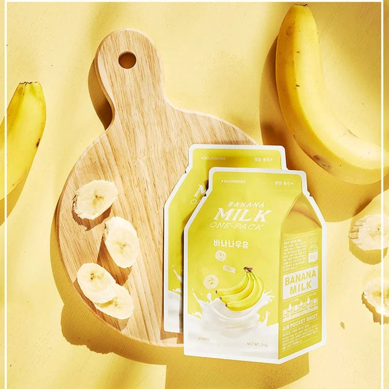 Milk One Pack #Banana Milk - Korean Cosmetics