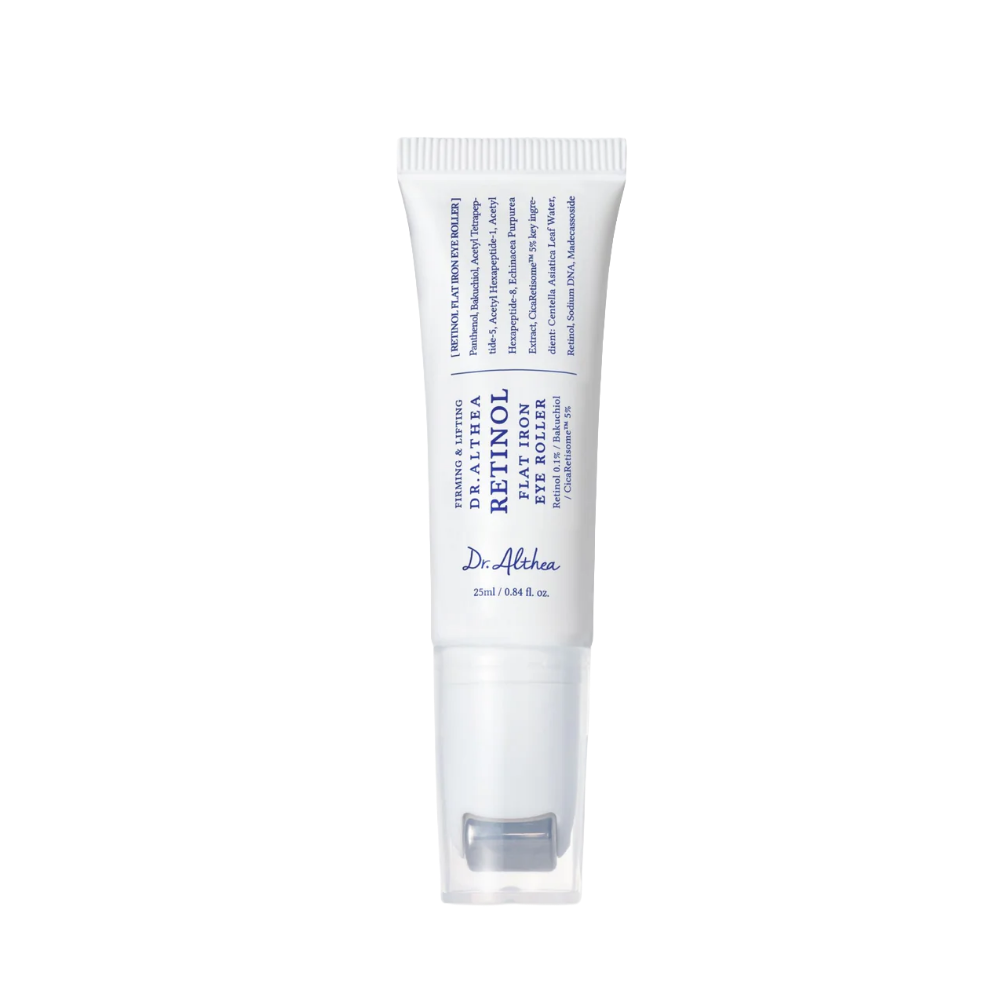 Retinol Flat Iron Eye Roller - Korean Cosmetics