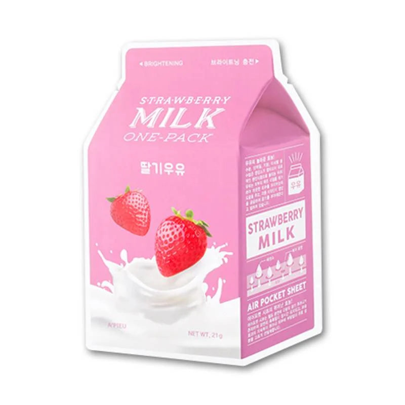 Apieu Milk One Pack #Strawberry Milk - Korean Cosmetics