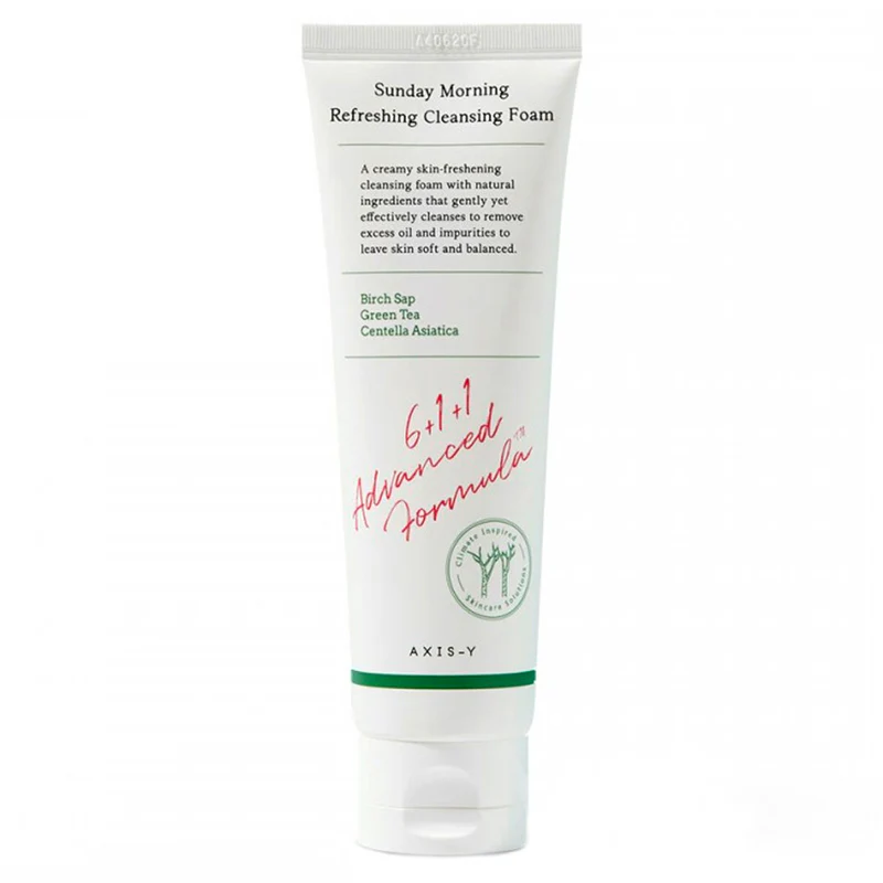 AXIS-Y Sunday Morning Refreshing Cleansing Foam - Korean Cosmetics