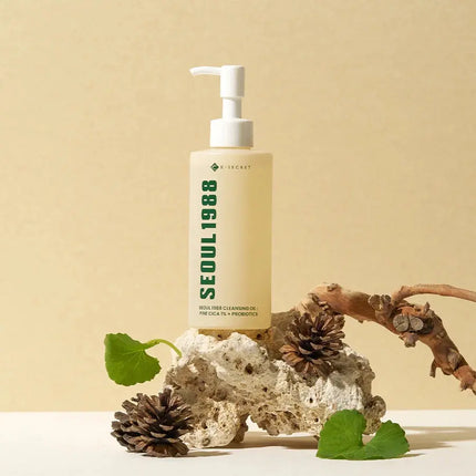 Seoul 1988 Cleansing Oil: Pine Cica 1% + Probiotics - Korean Cosmetics