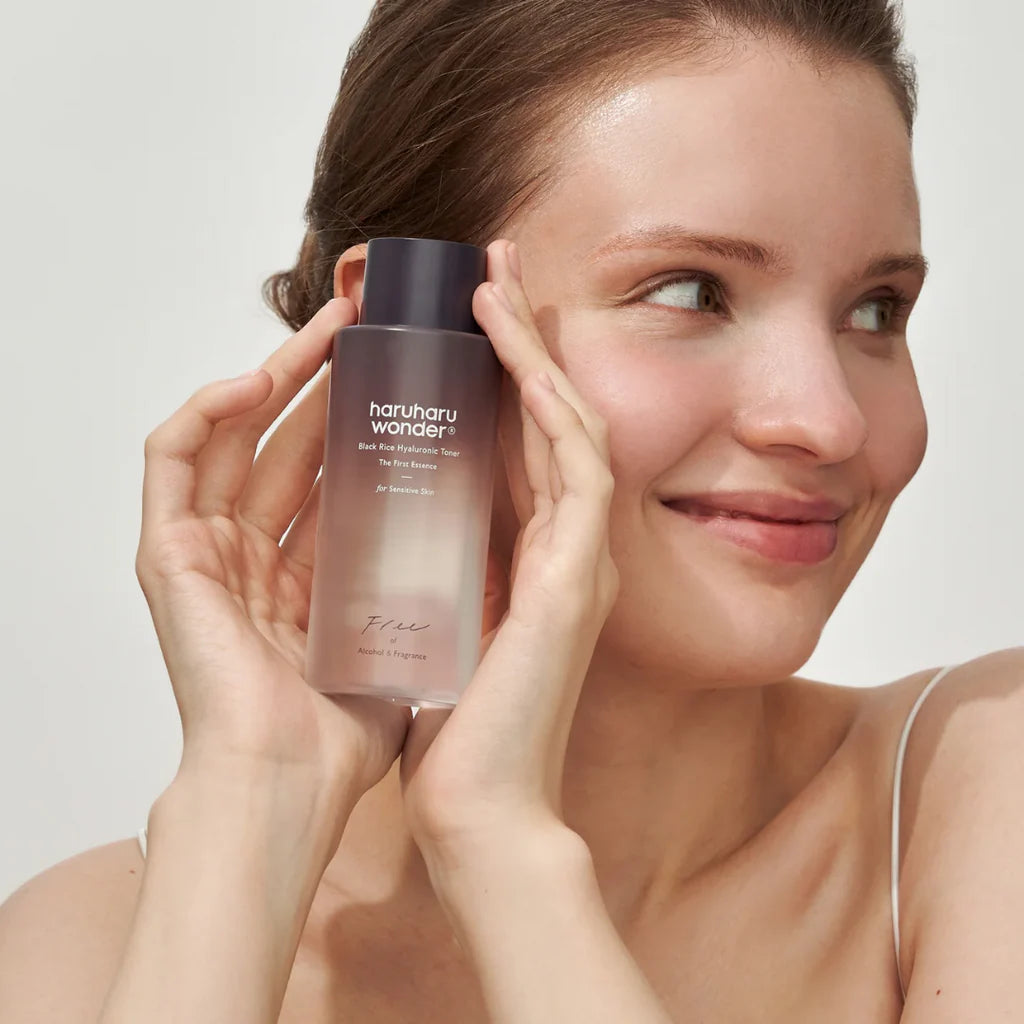 Black Rice Hyaluronic Toner Fragrance Free - Korean Cosmetics