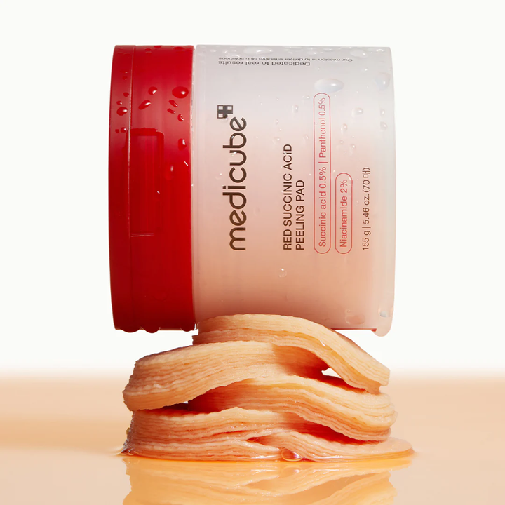 Red Succinic Acid Peeling Pad