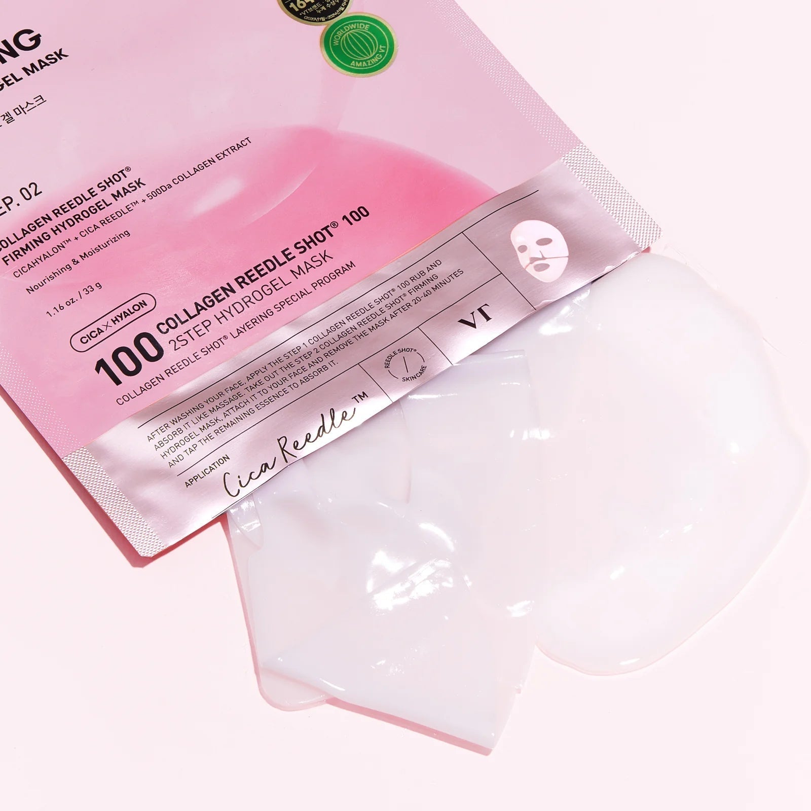 COLLAGEN REEDLE SHOT 100 2STEP HYDROGEL MASK