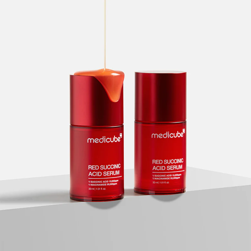 Medicube Red Succinic Acid Clarifying Serum - Korean Cosmetics