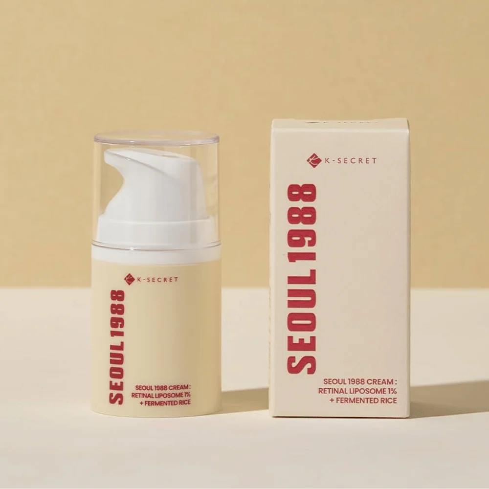Seoul 1988 Cream: Retinal Liposome 1% + Fermented Bean - Korean Cosmetics