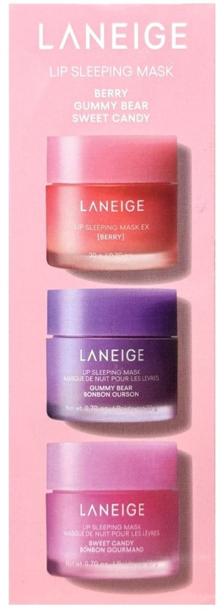Laneige Lip Sleeping Mask Trio - Korean Cosmetics