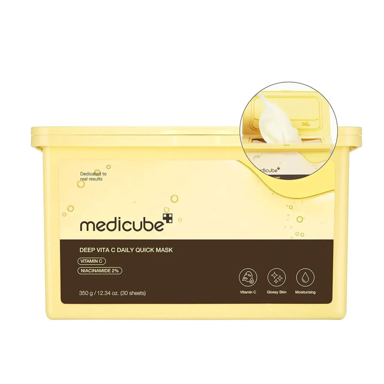 Deep Vita C Daily Quick Mask - Korean Cosmetics