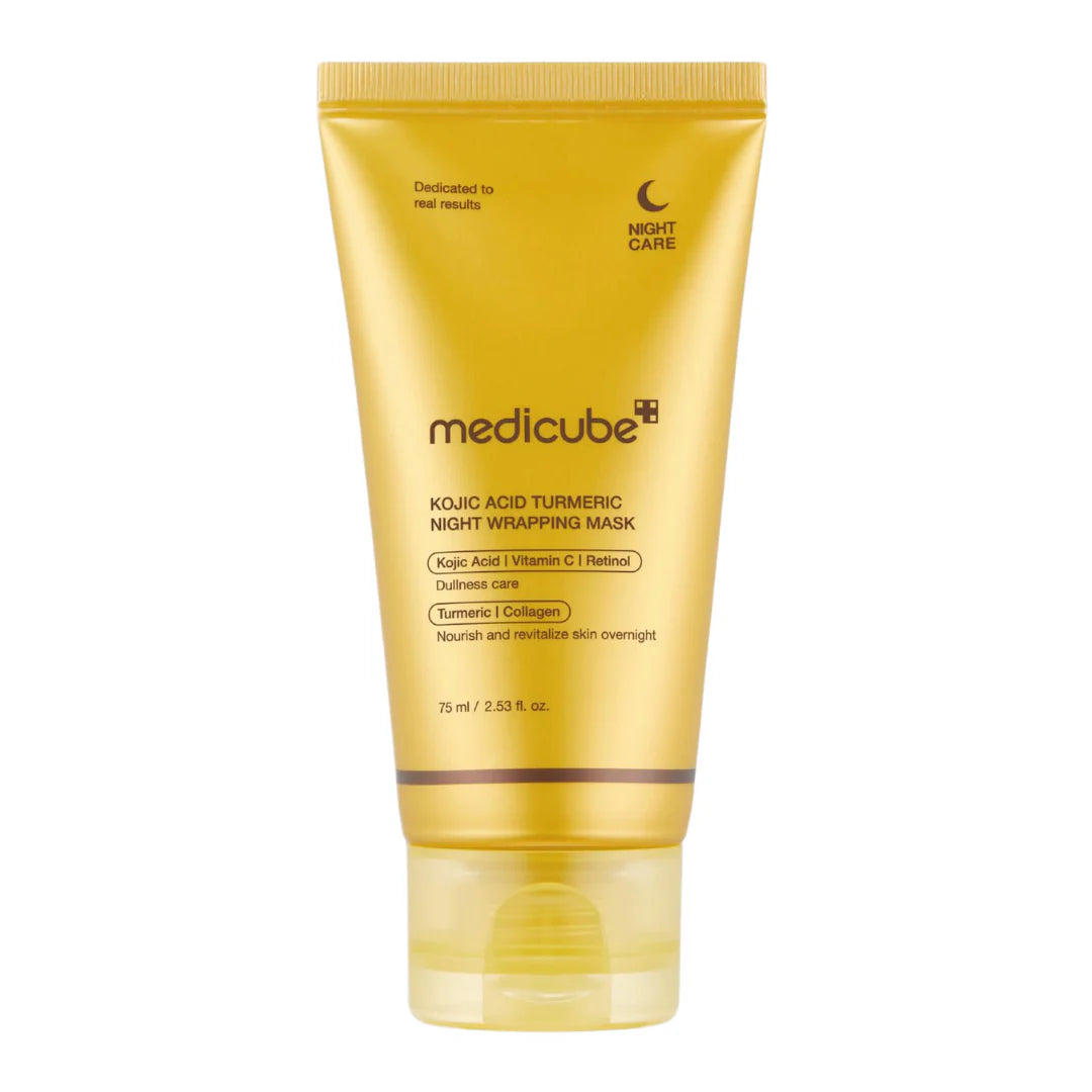 Kojic acid turmeric night wrapping mask