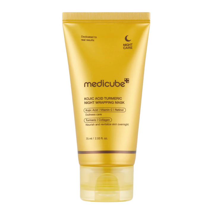 Kojic acid turmeric night wrapping mask