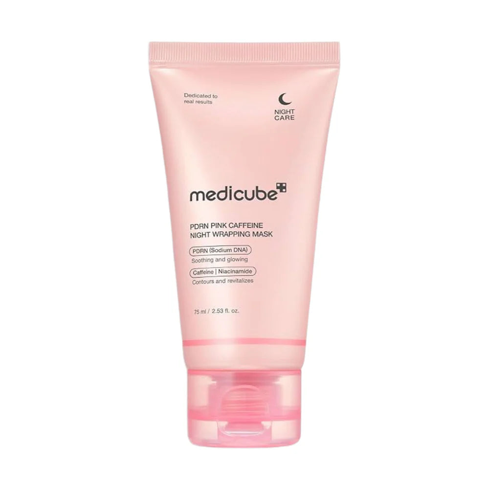 PDRN Pink Caffeine Night Wrapping Mask - Korean Cosmetics