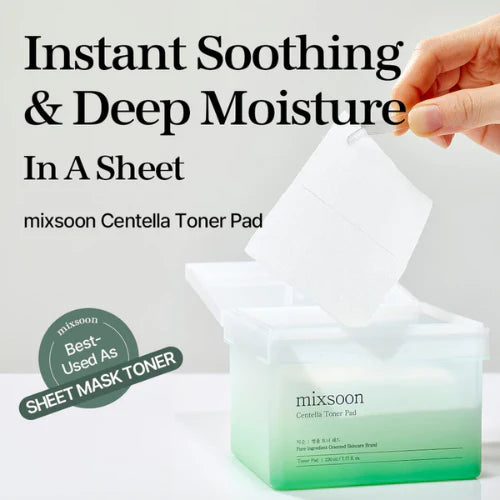 Centella Asiatica Toner Pad - Korean Cosmetics