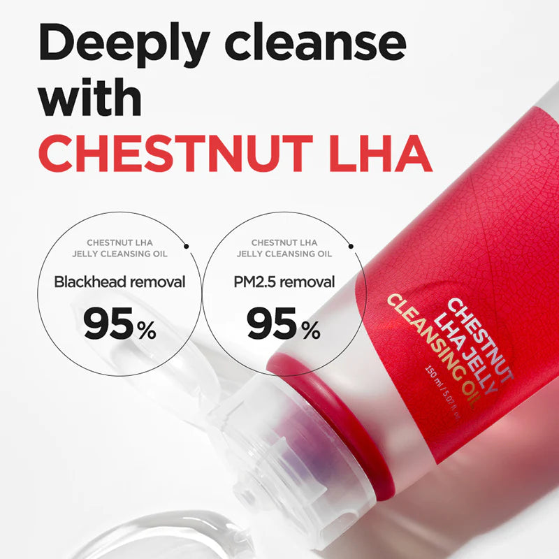 Korean Cosmetics | Isntree Chestnut LHA Jelly Cleansing Oil