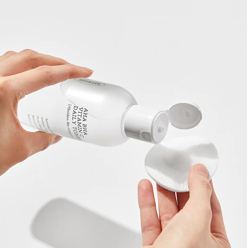 Korean Cosmetics | REFRESH AHA BHA Vitamin C Daily Toner